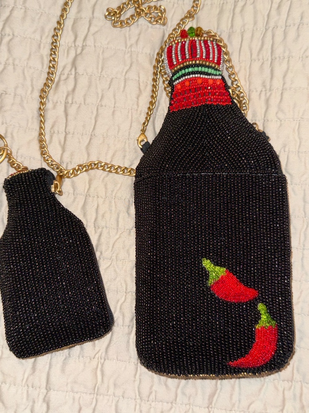 Mary Frances beaded hot sutff bag coin purse - Picture 3 of 4